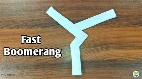 Read Online How To Make A Returning Boomerang Out Of Paper 