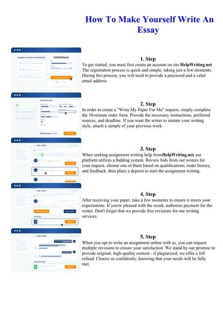 Full Download How To Make Yourself Write A Paper 