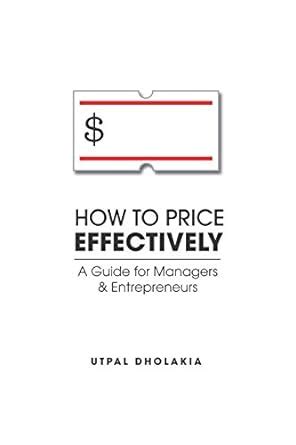 Download How To Price Effectively A Guide For Managers And Entrepreneurs 