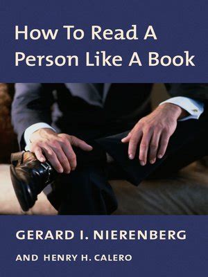 Download How To Read A Person Like Book Gerard I Nierenberg 