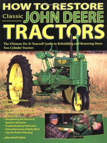 Full Download How To Restore Classic John Deere Tractors The Ultimate Do It Yourself Guide To Rebuilding And Restoring Deere Two Cylinder Tractors 