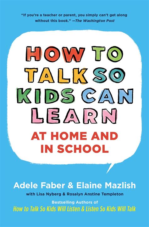 Full Download How To Talk So Kids Can Learn Adele Faber 