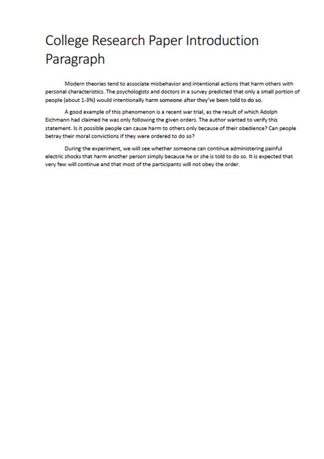 Download How To Write A Introduction For Research Paper Example 