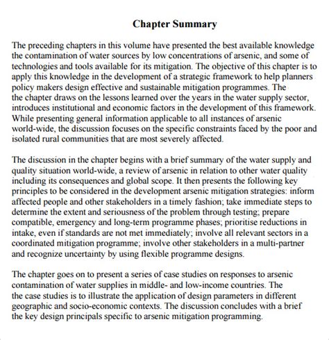 Read How To Write A Textbook Chapter Summary 
