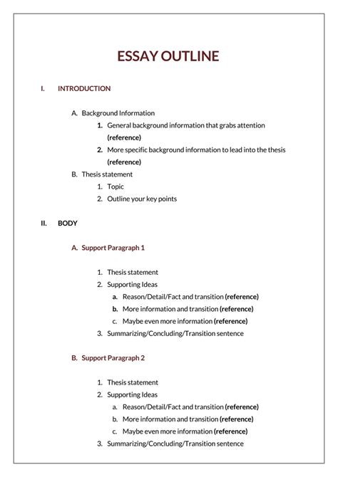 Read How To Write An Outline For A Paper 