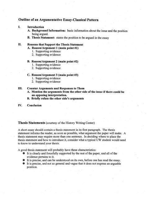 Full Download How To Write An Outline For Argumentative Research Paper 