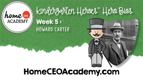 Howard Carter For Kids Kindergarten Heroes Youtube Kindergarten Heroes - Kindergarten Heroes