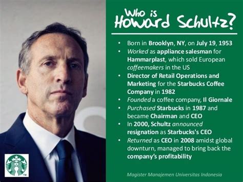 howard schultz biography starbucks secrets