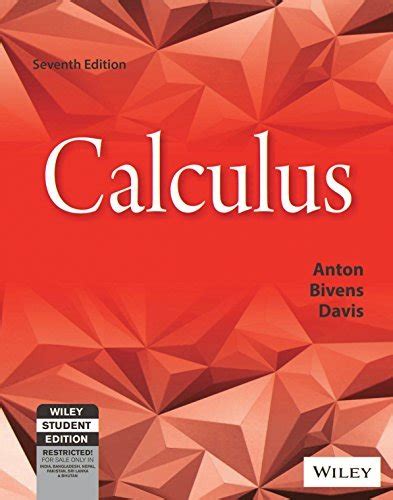 Read Howard Anton Calculus 7Th Edition Cnoris 