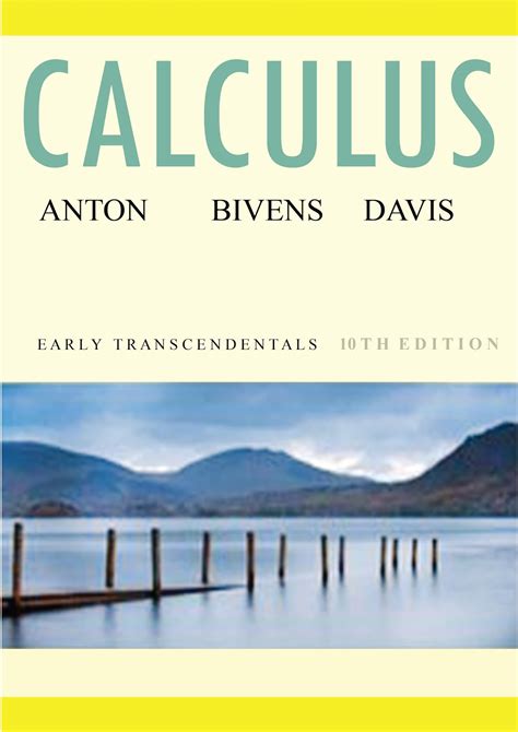 Read Howard Anton Calculus 8Th Edition Solutions Mschub 