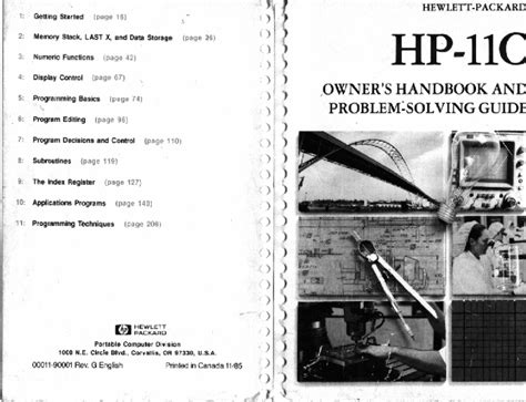 Hp 11c Manual