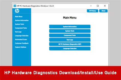 Hp Diagnostics Tool