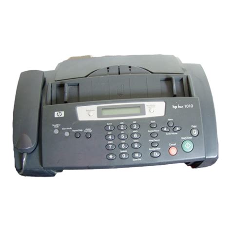 Hp Fax Machine Manual