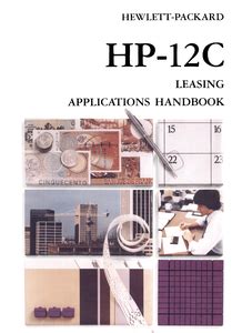 Read Hp 12C Leasing Applications Handbook 