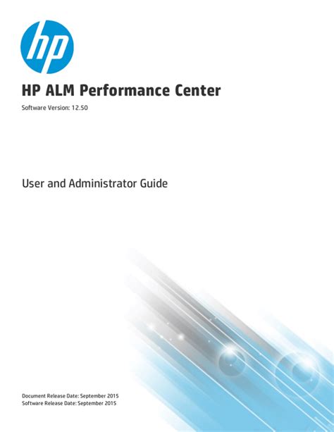 Read Hp Alm Performance Center Admin Guide 