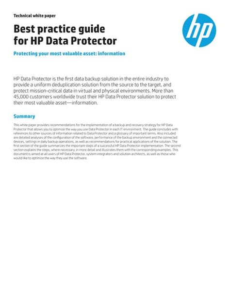 Read Online Hp Data Protector 7 Admin Guide 