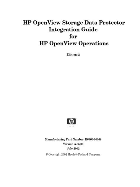 Download Hp Openview Manual 