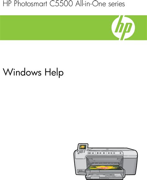 Download Hp Photosmart C5500 Manual File Type Pdf 