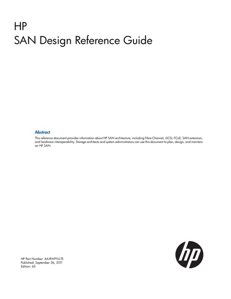 Read Hp San Design Guide 