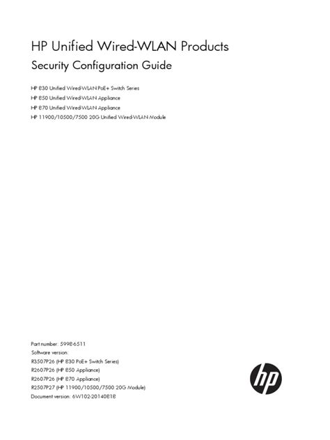 Read Online Hp Unified Wired Wireless Networks And Byod Pdf 