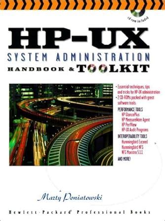 Read Hp Ux System Administration Handbook And Toolkit Hewlett Packard Professional Books 