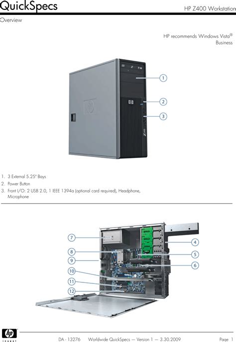 Download Hp Z400 User Guide File Type Pdf 