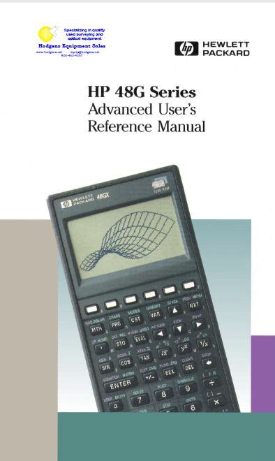 Read Hp48G Advanced User Guide 