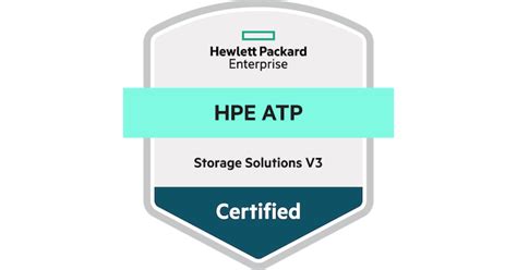 Hpe Atp Server Solutions V3 Certification And Learning