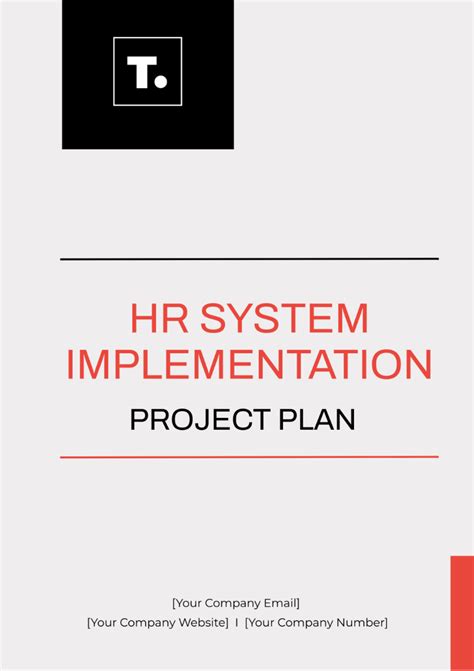 hr system implementation project plan template maragretmallegni