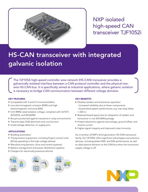 Download Hs Can Transceiver With Integrated Galvanic Isolation 