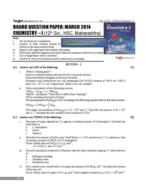 Full Download Hsc Chemistry 2014 Paper Topic Marking 