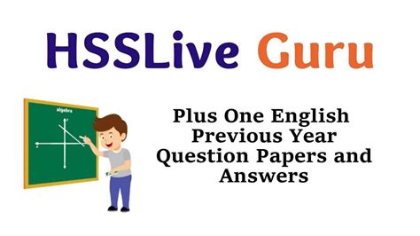 Hsslive Plus One Question Papers
