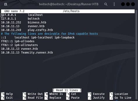 Htb Runner Walkthrough