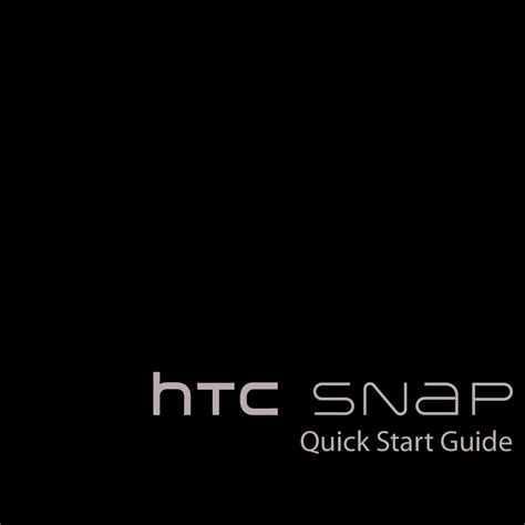 Full Download Htc Snap Quick Start Guide 