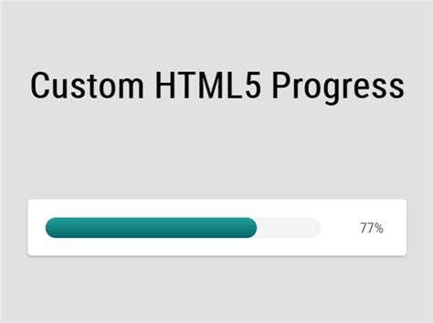 html Using jQuery with HTML5 progress bar Stack Overflow. 