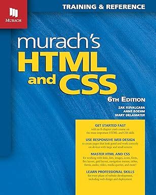 Html And Css 6th Edition Answers