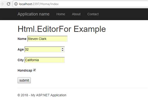 html editorfor width mvc 4