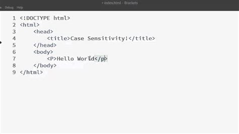 Html Is Case Sensitive Language True Or False