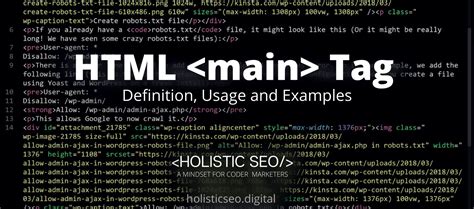 Html Main Tag
