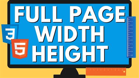 Html Page Width
