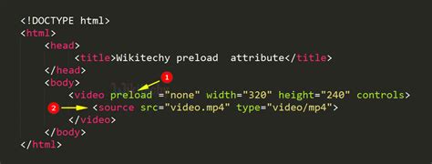 html tutorial - preload Attribute in HTML - html5 - html code - html ...