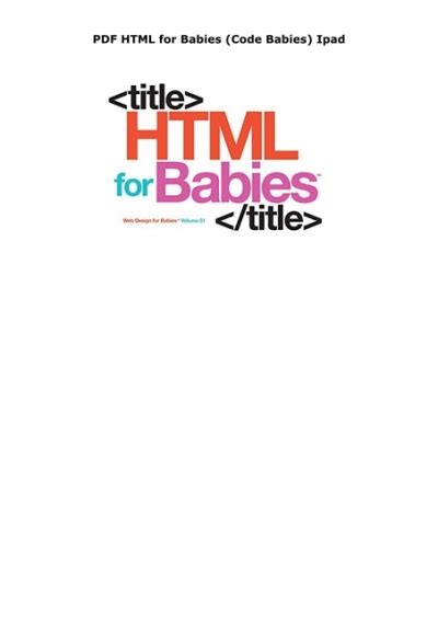 Download Html For Babies Code Babies 