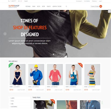 html5 responsive ecommerce template free download