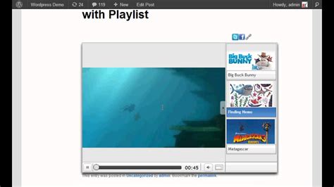 html5 video player with playlist