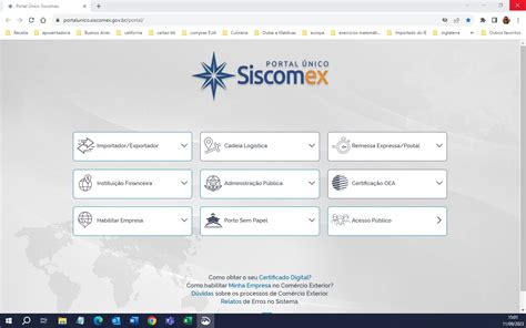 siscomex web