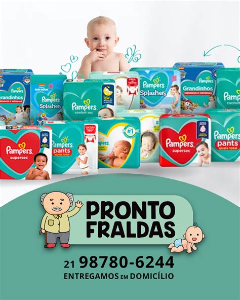 fraldas pampers p