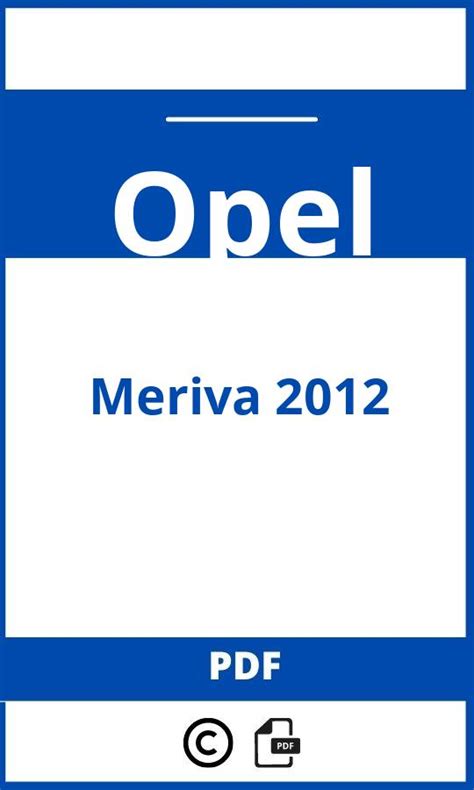 meriva 2012