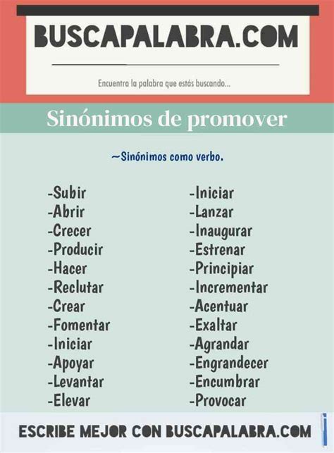 promover sinonimo