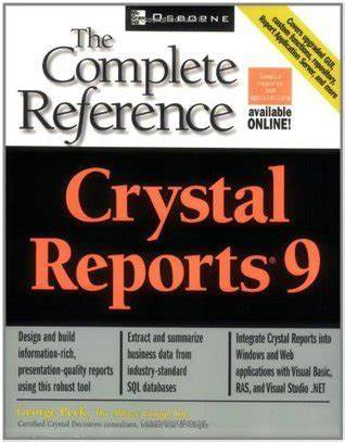 *CRYSTAL REPORTS 9 ADV W/DISK