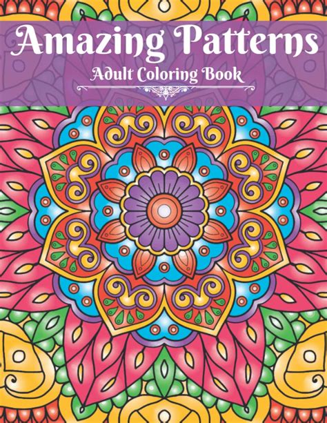 100 Patterns - Adult Coloring Book
